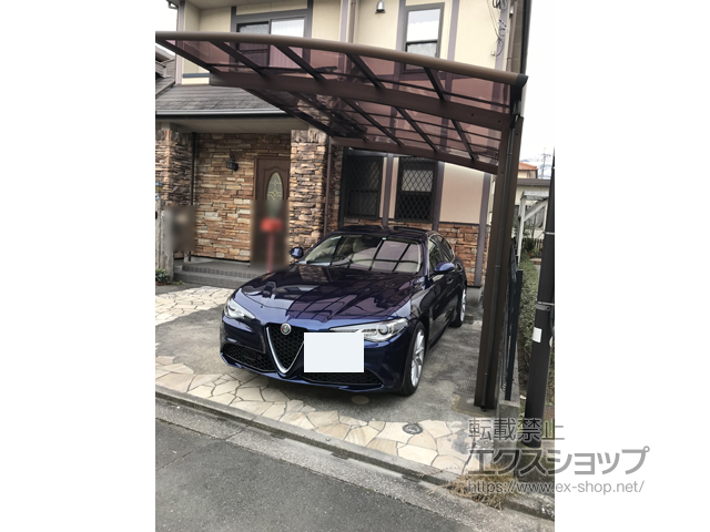 福岡県久留米市ののカーポート レイナポートグラン　積雪〜20cm対応 施工例