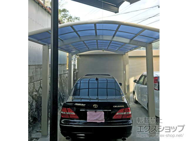 大阪府豊能郡能勢町ののカーポート レイナワンポートグランZ 積雪〜20cm対応 施工例