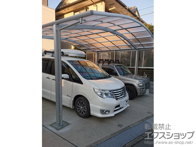 埼玉県上尾市ののカーポート レイナツインポートグラン　積雪〜20cm対応 施工例