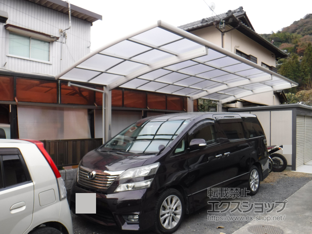 静岡県静岡市ののカーポート レイナポートグラン 延長　積雪〜20cm対応 施工例