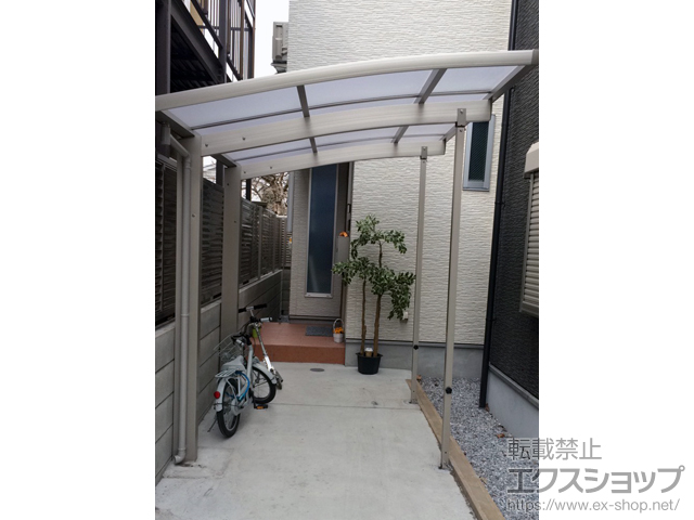 東京都板橋区ののサイクルポート・駐輪場 プレシオスポート ミニ 積雪〜20cm対応 施工例