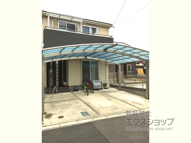 愛知県北名古屋市ののカーポート レイナトリプルポートグラン　積雪〜20cm対応 施工例