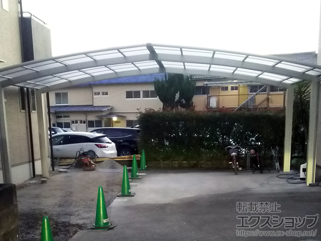 静岡県駿東郡清水町ののカーポート レイナトリプルポートグラン　積雪〜20cm対応 施工例
