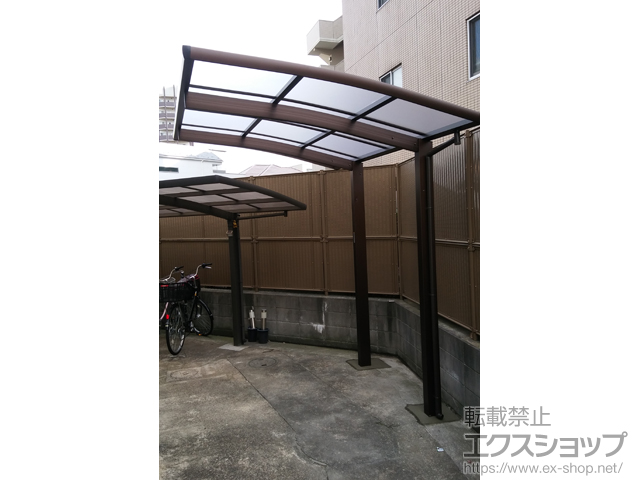 東京都葛飾区ののサイクルポート・駐輪場 レイナポートグランミニ 積雪〜20cm対応 施工例