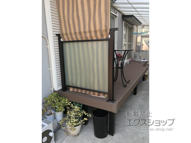 福岡県直方市ののウッドデッキ リウッドデッキ 200 施工例