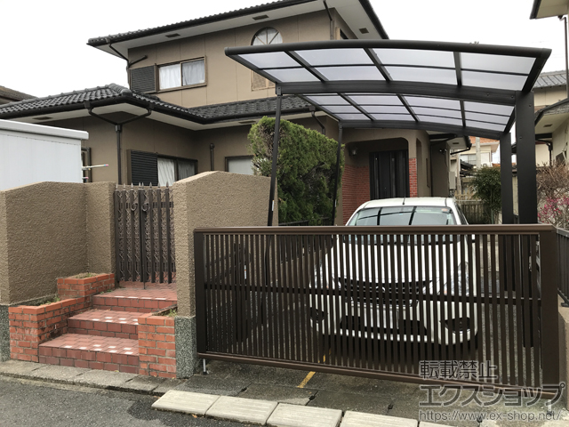 福岡県北九州市ののカーポート レイナポートグラン 積雪〜20cm対応 施工例