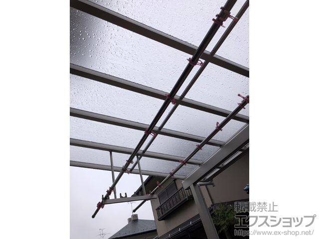 岐阜県揖斐郡大野町ののテラス屋根 ヴェクターテラス F型 テラスタイプ 単体 積雪〜20cm対応 施工例