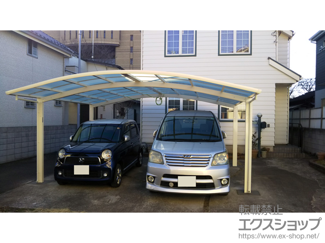 東京都小平市ののカーポート レイナツインポートグラン　積雪〜20cm対応 施工例