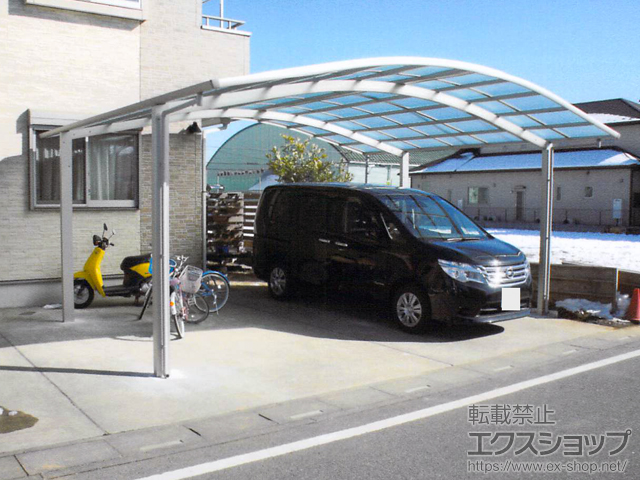 埼玉県三郷市ののカーポート レイナツインポートグラン　積雪〜20cm対応 施工例