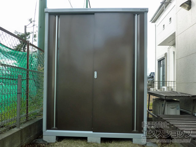 千葉県流山市のの物置・屋外倉庫 シンプリー 一般型 1520×905×1903 MJX-159E-P-TB 施工例