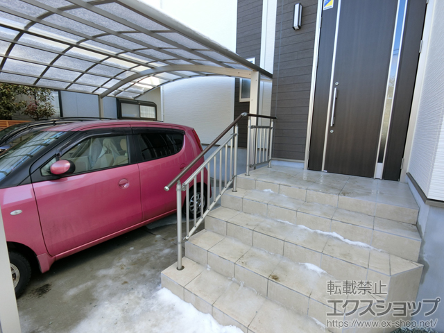 宮城県宮城郡利府町のの手すり パルトナーUDフェンス3型（手すり）縦格子タイプ 自立タイプ 施工例