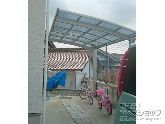 広島県東広島市ののカーポート プレシオスポート 積雪〜20cm対応 施工例