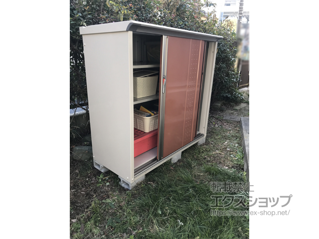 東京都杉並区のの物置・屋外倉庫 グランプレステージジャンプ 1488×650×1400 GP-156C-F-TP 施工例