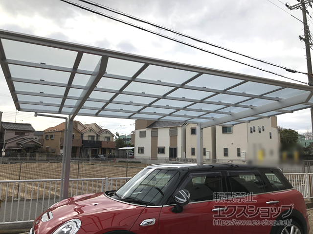 兵庫県尼崎市ののカーポート ソリッドポート 積雪〜20cm対応 施工例