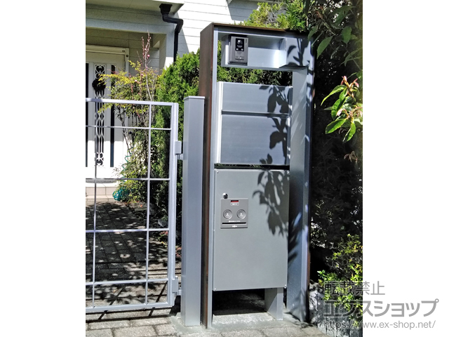 愛知県知多市のの機能門柱・ポスト フレムス１型 施工例