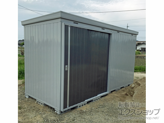 島根県出雲市のの物置・屋外倉庫 ネクスタ大型 一般型 4420×1790×2375 NXN-81H-PG 施工例