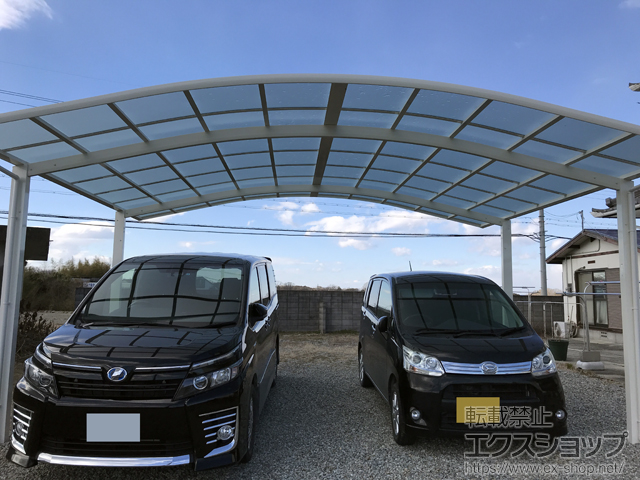 兵庫県小野市ののカーポート レイナツインポートグラン　積雪〜20cm対応 施工例