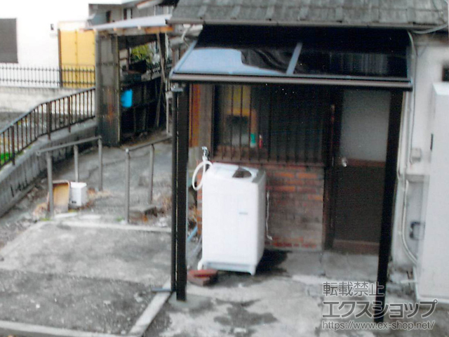 和歌山県海南市ののテラス屋根 ヴェクターテラス F型 テラスタイプ 単体 積雪〜20cm対応 施工例