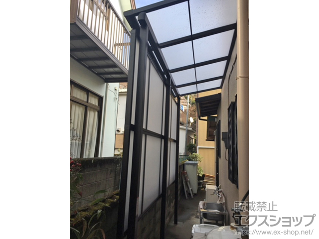 神奈川県足柄下郡真鶴町ののテラス屋根 スピーネ F型 テラスタイプ 単体 積雪〜20cm対応 施工例