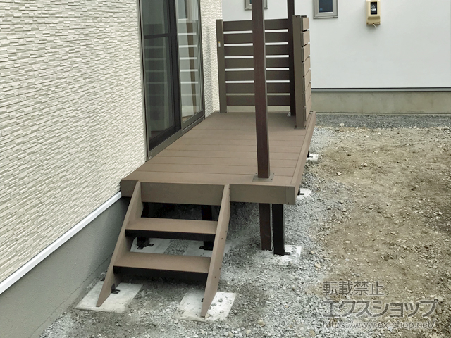 長野県松本市ののウッドデッキ マージウッドデッキ 施工例