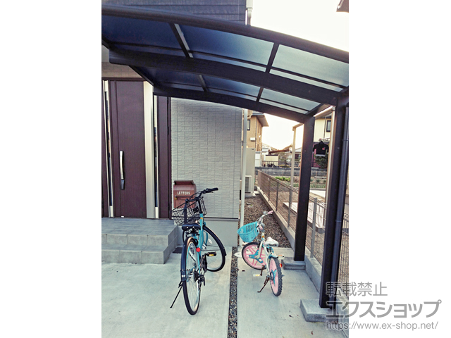 大分県大分市ののサイクルポート・駐輪場 プレシオスポート ミニ 積雪〜20cm対応 施工例