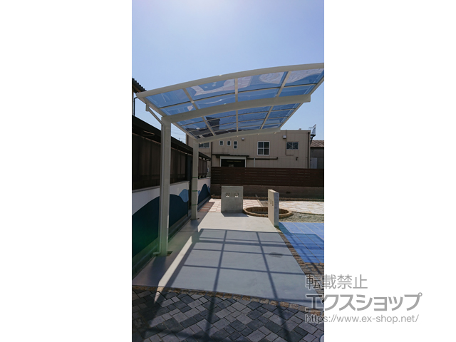 大阪府八尾市ののカーポート レイナポートグラン　積雪〜20cm対応 施工例