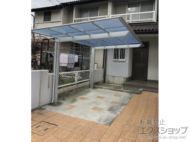 兵庫県神戸市ののカーポート ソリッドポート 積雪〜20cm対応 施工例