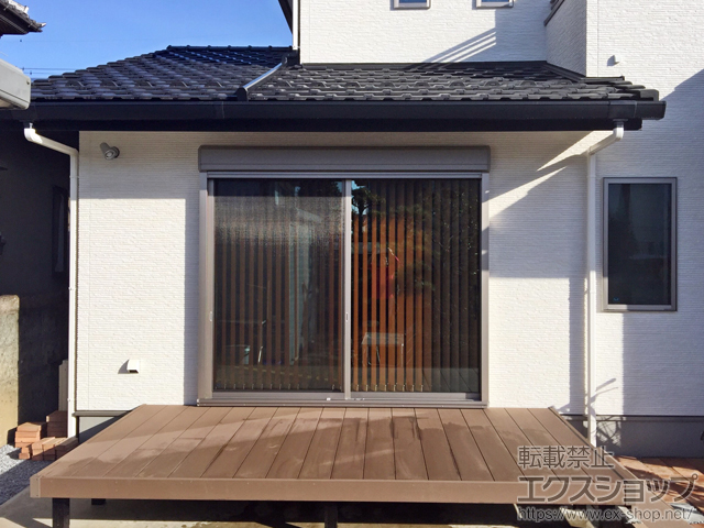 栃木県宇都宮市ののウッドデッキ リウッドデッキ 200 施工例