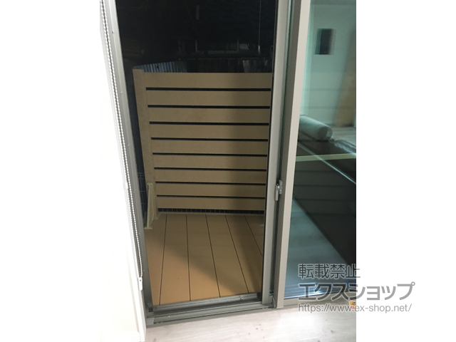 大阪府大阪市ののフェンス・柵 イーネットフェンス 2F型 自由柱施工 施工例