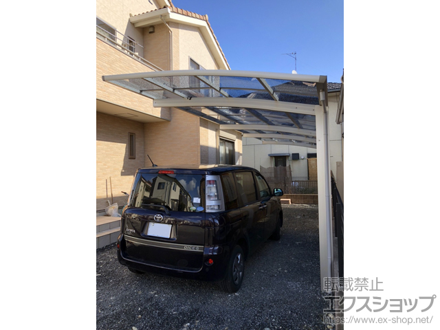 兵庫県たつの市ののカーポート プレシオスポート 縦連棟 積雪〜20cm対応 施工例