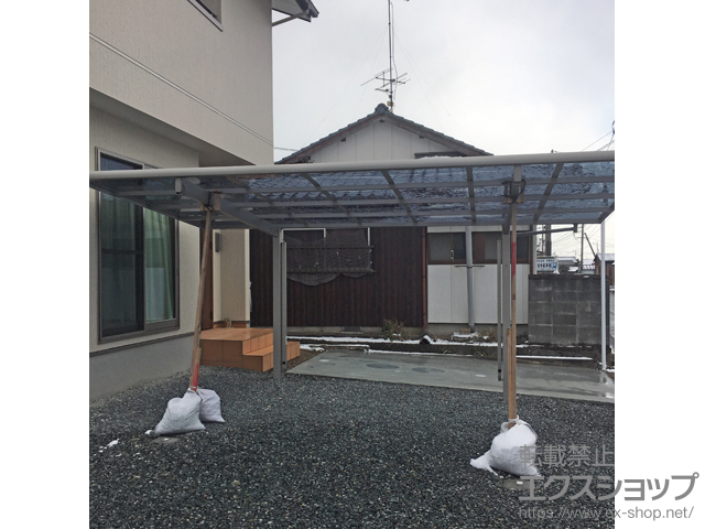 佐賀県杵島郡大町町ののカーポート エフルージュグラン　積雪〜20cm対応 施工例