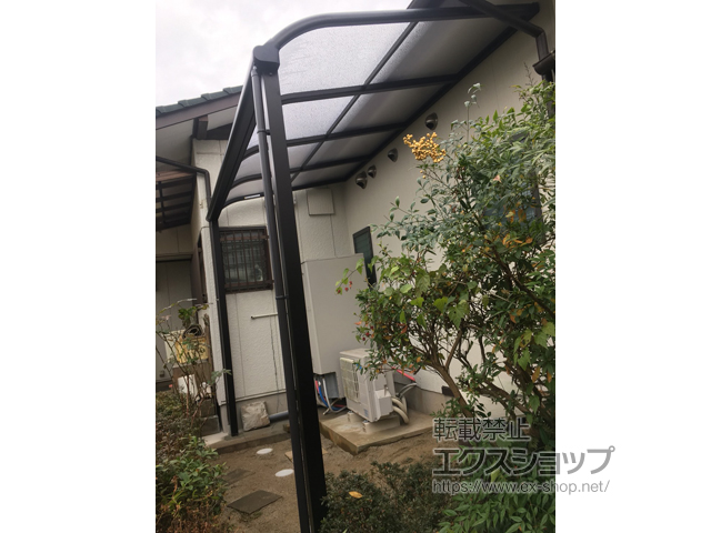佐賀県多久市ののテラス屋根 プレシオステラス R型 テラスタイプ 単体 積雪〜20cm対応 施工例