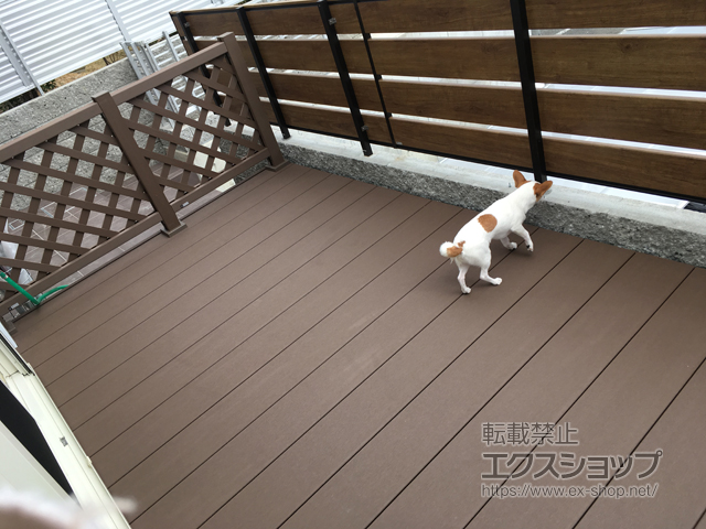 大阪府豊中市ののウッドデッキ リウッドデッキ 200 施工例