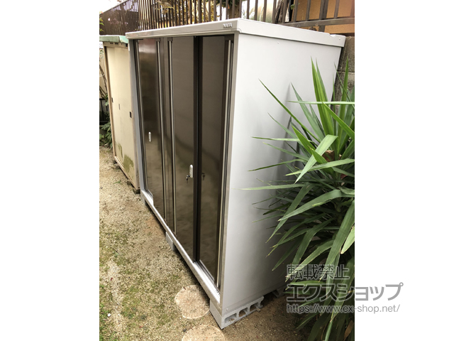 奈良県生駒郡平群町のの物置・屋外倉庫 シンプリー 一般型 2160×755×1903 MJX-217E-P-TB 施工例