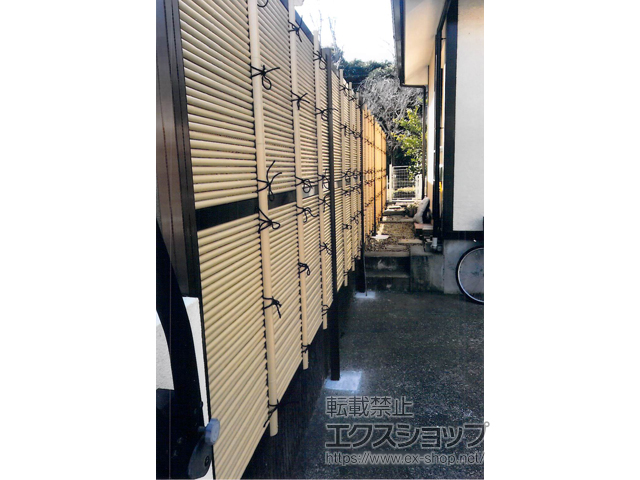 千葉県千葉市ののフェンス・柵 竹演セット13 みす垣 施工例