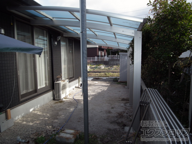 愛媛県松山市ののカーポート レイナポートグラン 延長　積雪〜20cm対応 施工例