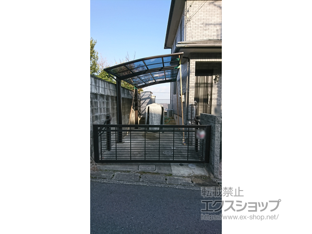 奈良県生駒市ののカーポート レイナポートグラン　積雪〜20cm対応 施工例