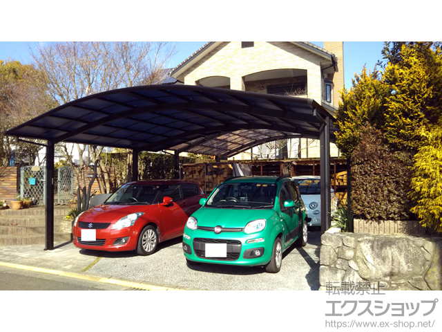 佐賀県鳥栖市ののカーポート レイナツインポートグラン　積雪〜20cm対応 施工例