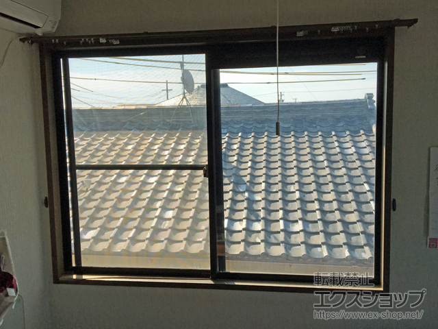 静岡県浜松市のの二重窓（内窓） インプラス ダストバリア仕様 引違い窓 2枚建 施工例