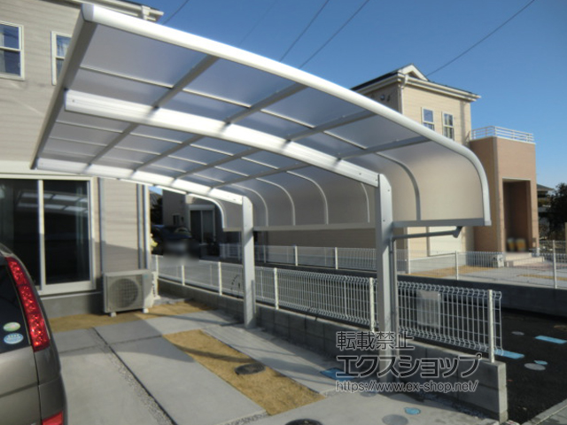 埼玉県比企郡川島町ののカーポート レイナキャップポートグラン　積雪〜20cm対応 施工例