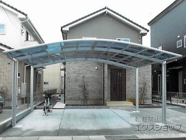 茨城県取手市ののカーポート レイナツインポートグラン　積雪〜20cm対応 施工例