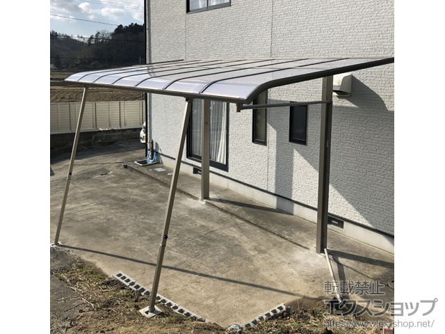 宮城県柴田郡村田町のLIXIL リクシル（トステム）のカーポート レガーナポートシグマIII 積雪〜20cm対応 施工例
