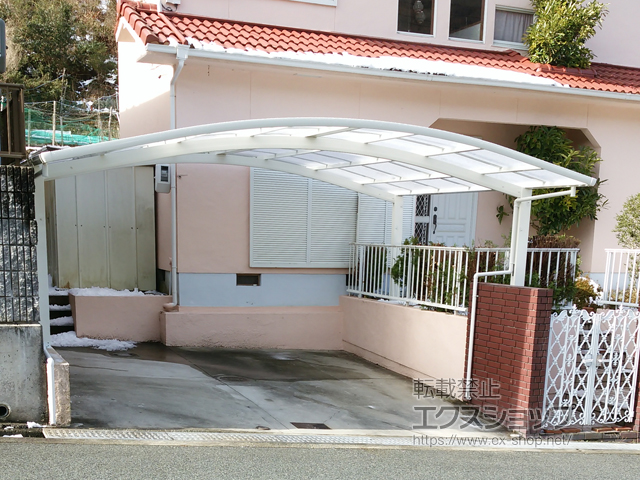 兵庫県川辺郡猪名川町ののカーポート レイナツインポートグラン　積雪〜20cm対応 施工例