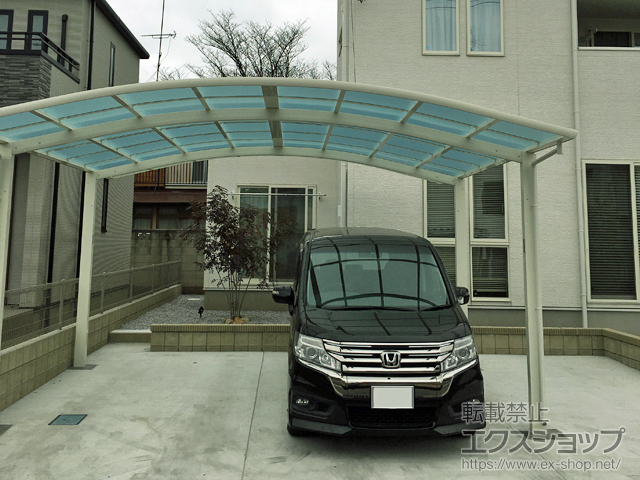 群馬県邑楽郡邑楽町ののカーポート レイナツインポートグラン　積雪〜20cm対応 施工例