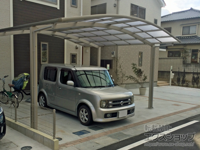 奈良県大和郡山市ののカーポート レイナツインポートグラン　積雪〜20cm対応 施工例