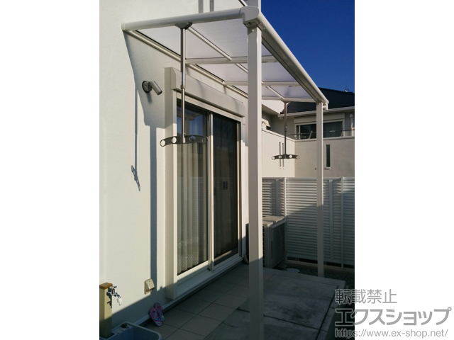 兵庫県神戸市ののテラス屋根 ヴェクターテラス F型 テラスタイプ 単体 積雪〜20cm対応 施工例