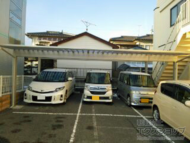 長野県長野市ののカーポート エフルージュ トリプル50 積雪〜50cm対応 施工例