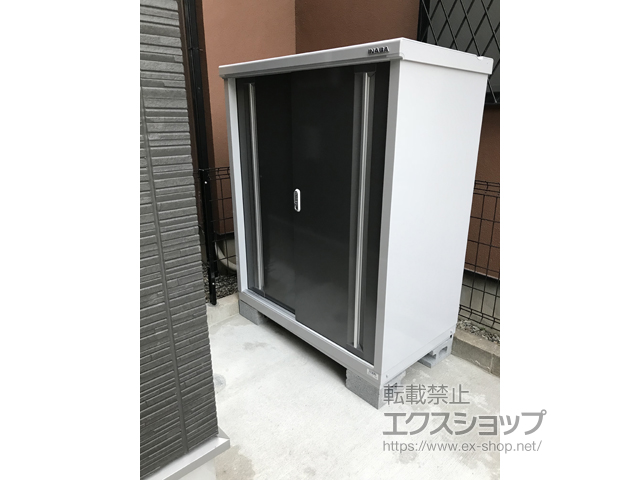 東京都杉並区のの物置・屋外倉庫 シンプリー 一般型 1100×615×1303 MJX-116C-P-PG 施工例