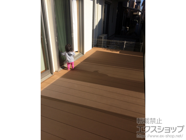 埼玉県朝霞市ののウッドデッキ リウッドデッキ 200 施工例