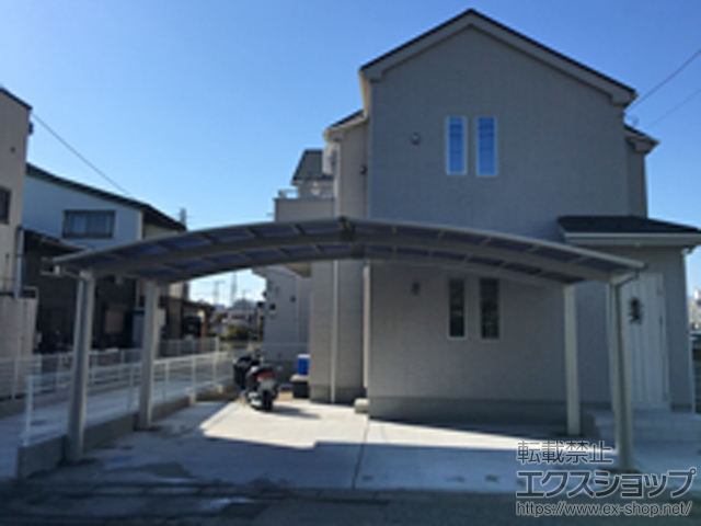 神奈川県高座郡寒川町ののカーポート レイナトリプルポートグラン　積雪〜20cm対応 施工例